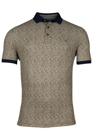 Baileys Polo Batik-Circle-Dots 92%PES/8%EA 88 Brown 88 Brown