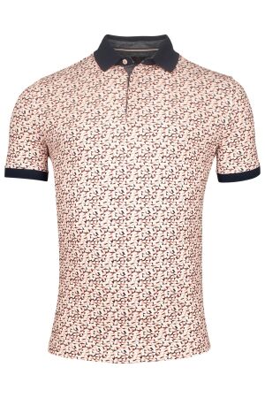 Baileys Polo Pique Mosaic 95%CO/5%EA 32 Light Coral 32 Light Coral