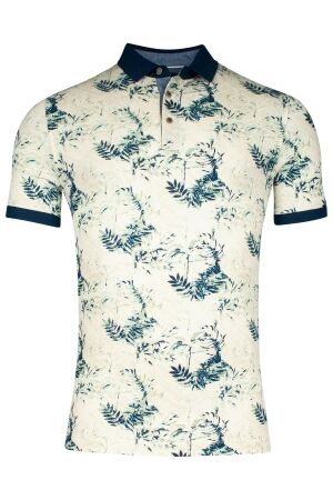 Baileys Polo Pique 3-colord Leaves 95%CO/5%EA 72 Misty Green 72 Misty Green