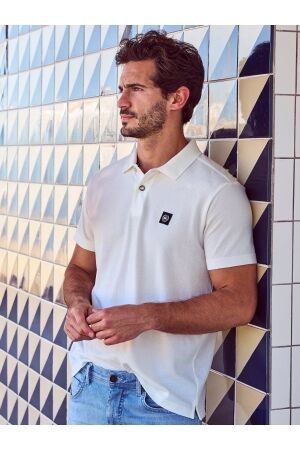 Lerros Polo Wafflepique 103 Broken White 103 Broken White
