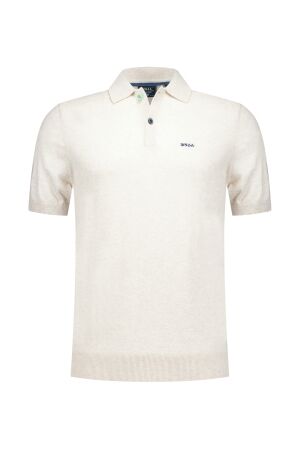 NZA New Zealand Auckland Sergio Polo 100% Cotton 1107 Light Cream 1107 Light Cream