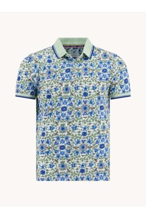 A Fish Named Fred Polo art nouveau 95/5% Cotton/Elas 312 Thyme 312 Thyme