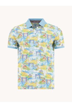 A Fish Named Fred Polo impression island 95/5% Cotton/Elas 073 Multicolor All Color 073 Multicolor All Color A Fish Named Fred Polo impression island 95/5% Cotton/Elas 073 Multicolor All Color 073 Multicolor All Color