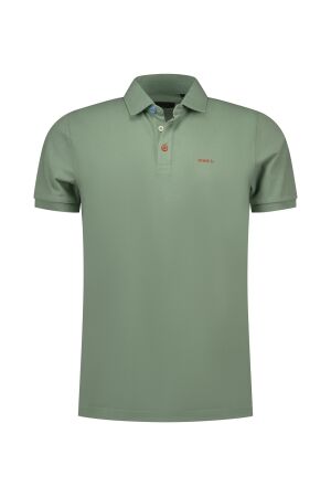 NZA New Zealand Auckland POLO SHORT SLEEVE 98/2% Co/Elas 1757 MIST GREEN 1757 MIST GREEN