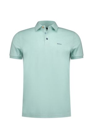 NZA New Zealand Auckland POLO SHORT SLEEVE 98/2% Co/Elas 1796 PALE LEAF MELANGE 1796 PALE LEAF MELANGE