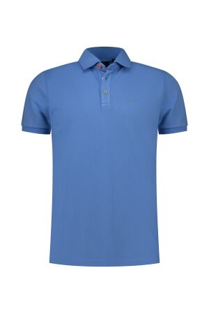 NZA New Zealand Auckland POLO SHORT SLEEVE 98/2% Co/Elas 2602 SAILING BLUE 2602 SAILING BLUE
