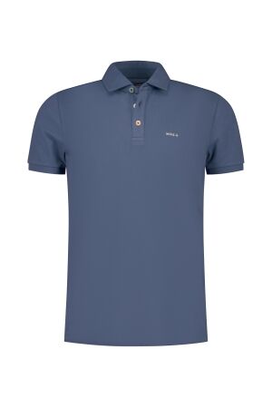 NZA New Zealand Auckland POLO SHORT SLEEVE 98/2% Co/Elas 2616 NAVY SKY 2616 NAVY SKY