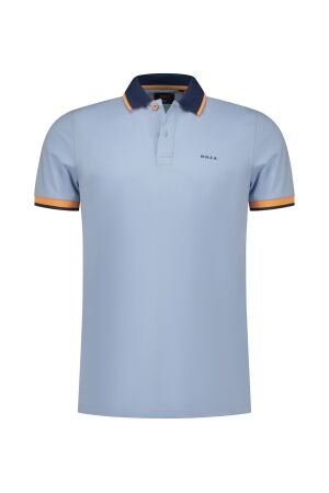 NZA New Zealand Auckland POLO SHORT SLEEVE 95/5% Co/Elas 2633 SKY BLUE 2633 SKY BLUE