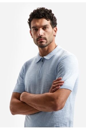 No Excess Pullover Polo Zip Frote 030 Blue 030 Blue