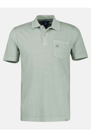 Lerros Polo No Buttons 613 Bay Green 613 Bay Green