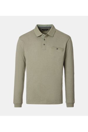 Casa Moda Polo Long Sleeves Co/Poly 387 Hedge Green 387 Hedge Green