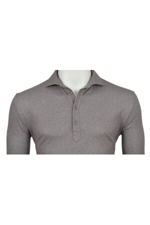 Eden Valley LONG SLEEVE POLO 50/40/10% Poly/Visc/Elas 48 Brown 48 Brown
