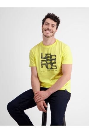 Lerros O-Neck Pure Lemon Geel Geel