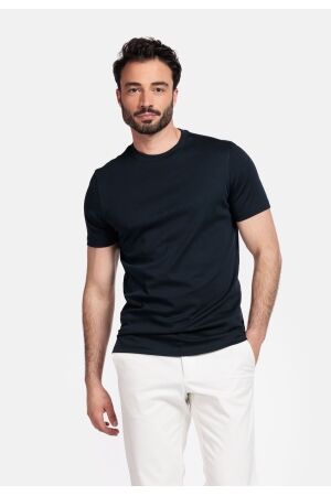 Giordano O-Neck Liquid Cotton 100% Co 60 Navy 60 Navy