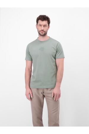 Lerros O-Neck small print 100% Co 228 STORM GREY 228 STORM GREY