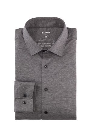 Olymp 24/Seven Modern Fit Jersey Antraciet Antraciet
