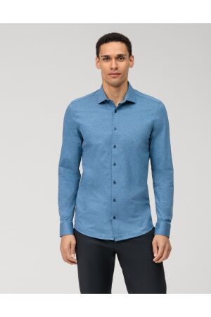 Olymp 24/Seven Body Fit Jersey Blauw Blauw