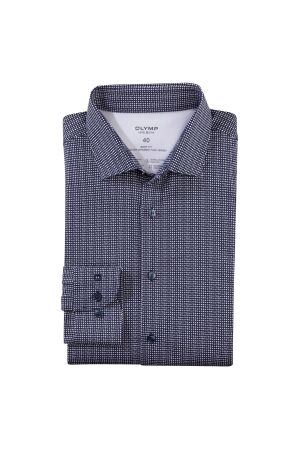 Olymp BodyFit 24/Seven Jersey Blauw Blauw