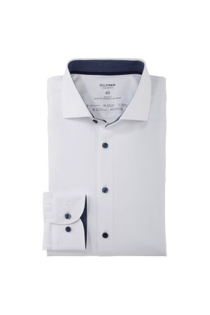 Olymp BodyFit 24/Seven Flex Shirt Wit Wit