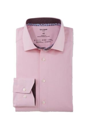 Olymp Modern Fit 24/Seven Flex Shirt Rose Rose
