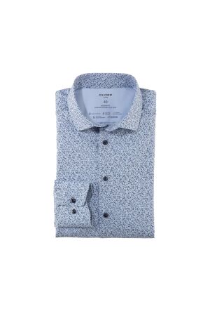 Olymp 24/Seven Luxor Flex Shirt Modern Fit 11 Blue 11 Blue