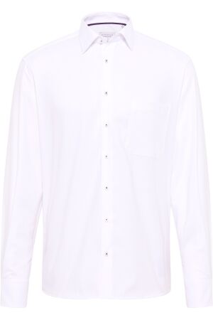 Eterna Shirt Natté Comfort Fit 00 White 00 White