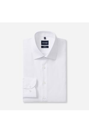 Olymp Level5 Body Fit Cover Shirt 00 weiss 00 weiss
