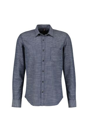 Lerros Casual Shirt Classic Navy Blauw Blauw