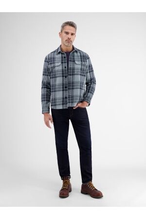 Lerros Overshirt Blue Fog Blauw Blauw