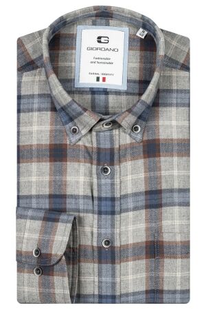 Giordano B.d. Herringbone Check Casual Fit 60 Dark Navy 60 Dark Navy