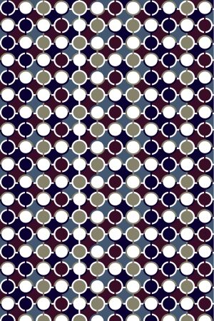 RB Boston B.d. Dots Pattern Print 302 Red 302 Red