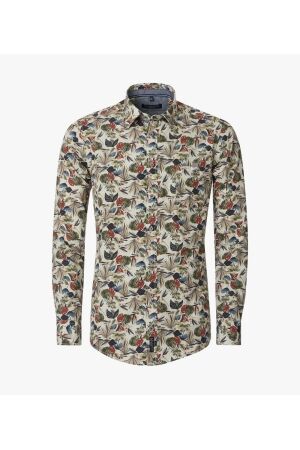 Casa Moda Kent Print Casual Fit Beige Beige