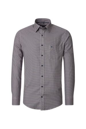 Casa Moda Kent Print Casual Fit Blau Blau