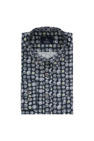 Marco Manzini JEROME B.d. Printed Poplin 500 Multi 500 Multi Marco Manzini JEROME B.d. Printed Poplin 500 Multi 500 Multi