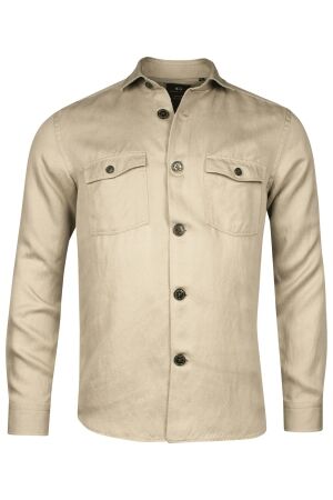 Giordano Overshirt Soft washed Twill 28/72% Li/Tencel 71 Pastel Green 71 Pastel Green