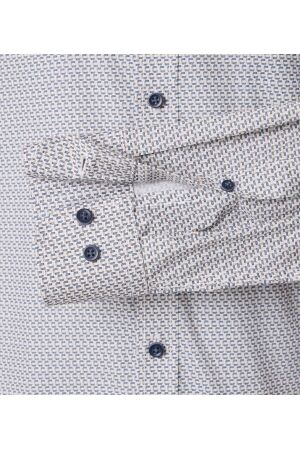 Casa Moda Kent Print Casual Fit 100 Blau 100 Blau