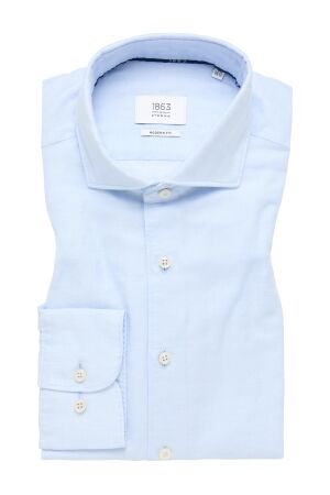 Eterna Modern Fit Linen/Cotton 11 Blau 11 Blau