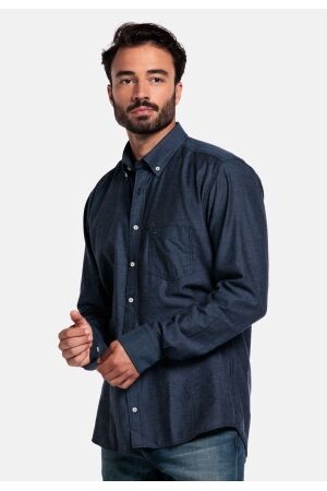 Giordano Brando B.d. Wooltouch melange flanel twill 60 Navy 60 Navy