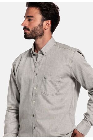 Giordano Brando B.d. Wooltouch melange flanel twill 70 Green 70 Green