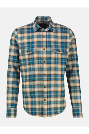 Lerros Flannel Check 434 Swedish Blue 434 Swedish Blue