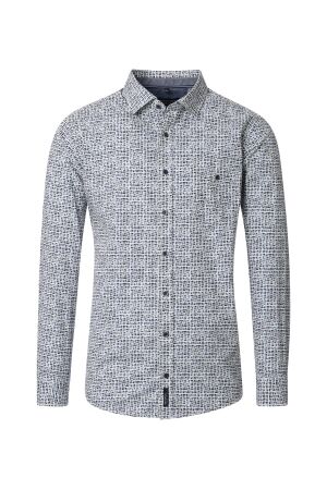 Casa Moda Kent Print Popelin 300 Grun 300 Grun