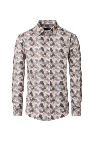 Casa Moda Kent Print Popelin 200 Braun 200 Braun