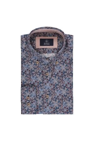 Marco Manzini Jerome B.d. Printed Poplin 500 Multi 500 Multi Marco Manzini Jerome B.d. Printed Poplin 500 Multi 500 Multi