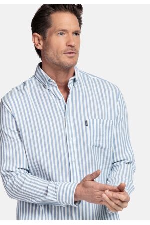 Giordano Dino Long Sleeve B.d. Double Weave Stripe 62 Dusk Blue 62 Dusk Blue