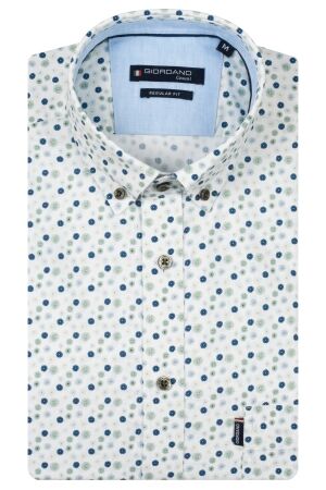 Giordano B.d. Linen Look Stretch Print 97/3% 70 Green 70 Green