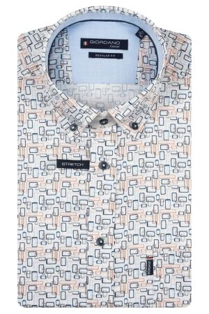 Giordano B.d. Satin Stretch Print 97/3% 30 Dark Red 30 Dark Red