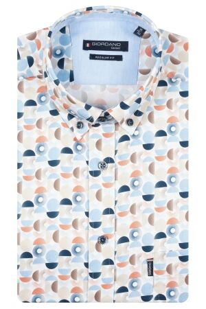 Giordano B.d. Satin Stretch Print 97/3% 30 Dark Red 30 Dark Red