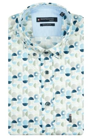 Giordano B.d. Satin Stretch Print 97/3% 70 Green 70 Green