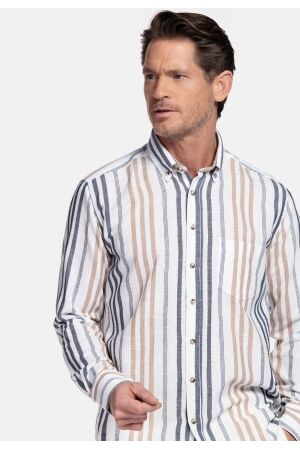 Giordano B.d. Structured Stripe 64/36% Co/Poly 60 Navy 60 Navy