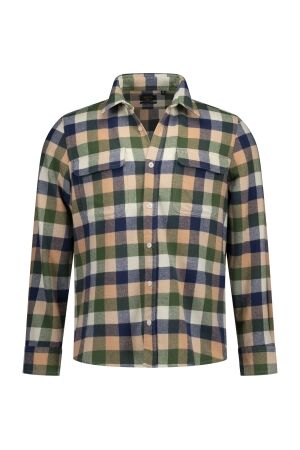 NZA New Zealand Auckland SHIRT LONG SLEEVE 100% COTTON 1508 SPRING ORANGE 1508 SPRING ORANGE